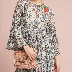 Bhanuni Anthropologie bell sleeve dress